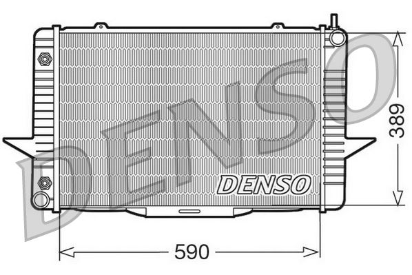 DENSO DRM33067 Soğutma Sistemi Su Soğutucu & Parçaları - VOLVO S70 (874) uyumlu
