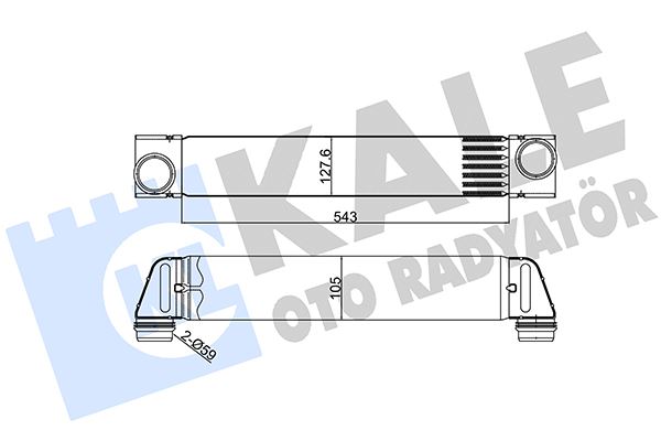 KALE OTO RADYATÖR 352440 Motor Turbo Radyatörü - LAND ROVER RANGE ROVER III (L322) uyumlu