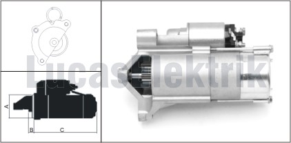 Marş Motoru - LUCAS - LES0187 Ürün Görseli