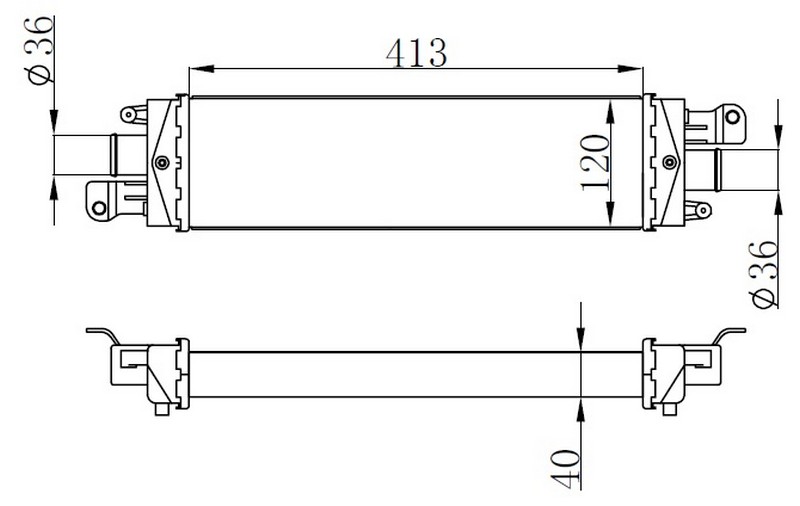 Turbo Radyatörü - IFI051040 Ürün Görseli