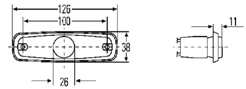 HELLA 2PS 962 964-012 Farlar & Aydınlatma Sinyal Lambası