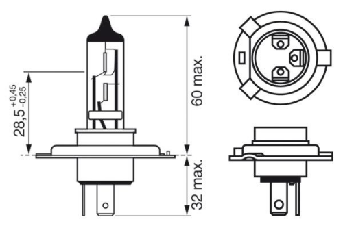 BOSCH 1 987 302 045 Farlar & Aydınlatma Ampuller - SUZUKI SWIFT IV (FZ, NZ) uyumlu