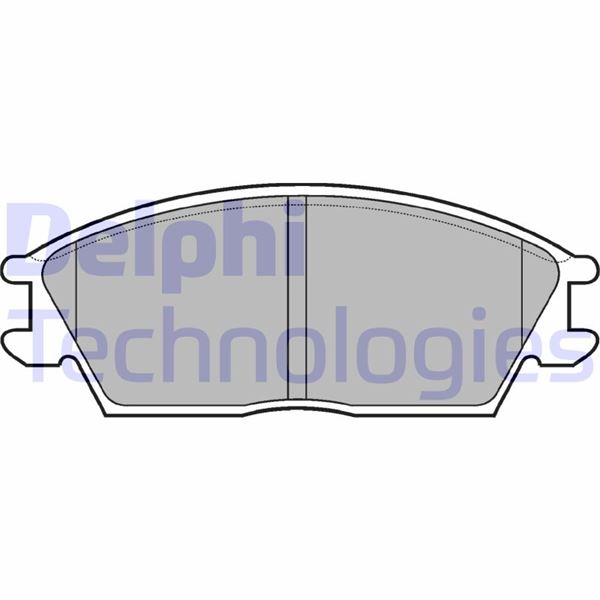 DELPHI LP704 Fren Sistemleri Fren Balatası - HYUNDAI ACCENT I (X-3) uyumlu