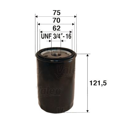 VALEO 586052 Motor Yağ Filtresi - ALFA ROMEO 155 (167_) uyumlu