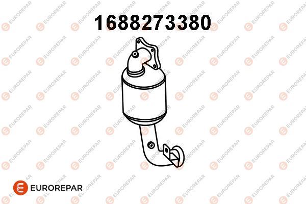 EUROREPAR 1688273380 Emme & Egzoz Sistemi Katalizör & Susturucu - PEUGEOT 208 I (CA_, CC_) uyumlu