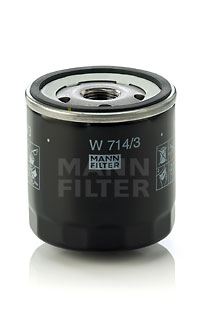 MANN-FILTER W 714/3 Motor Yağ Filtresi - ALFA ROMEO 155 (167_) uyumlu