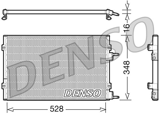 DENSO DCN06003 İklimlendirme Sistemi Klima Radyatörü - CHRYSLER PT CRUISER Cabrio uyumlu