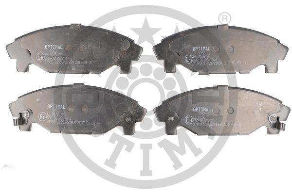 OPTIMAL BP-09962 Fren Sistemleri Fren Balatası - DAIHATSU CHARADE IV (G200, G202) uyumlu