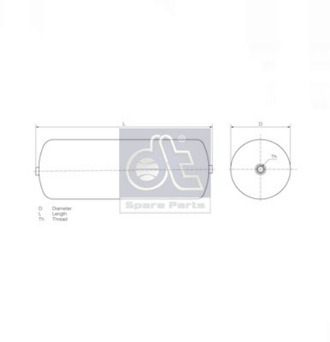 DT Spare Parts 2.44351 Fren Sistemleri Hava Tankı