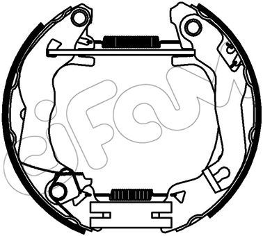 CIFAM 151-323 Fren Sistemleri Fren Pabucu - FORD SIERRA II Hatchback (GBC, GBG) uyumlu