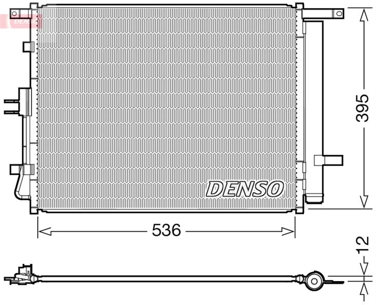 DENSO DCN43002 İklimlendirme Sistemi Klima Radyatörü
