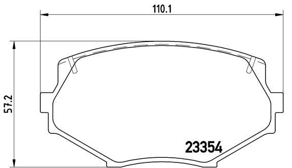 VALEO 670836 Fren Sistemleri Fren Balatası - MAZDA MX-5 I (NA) uyumlu