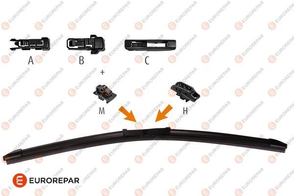 EUROREPAR 1635454080 Kaporta & Gövde Parçaları Cam Silecek Mekanizması - ABARTH 500 / 595 / 695 uyumlu