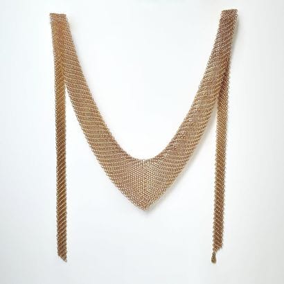 Gold Mesh Necklace