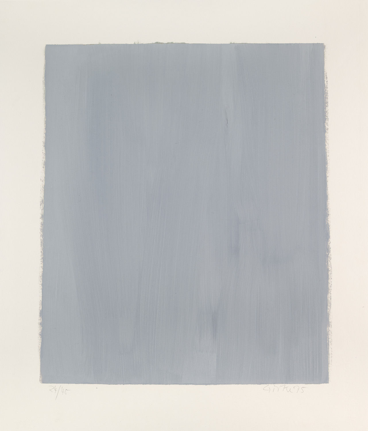Untitled Lithograph by Raymond Girke, 1975
