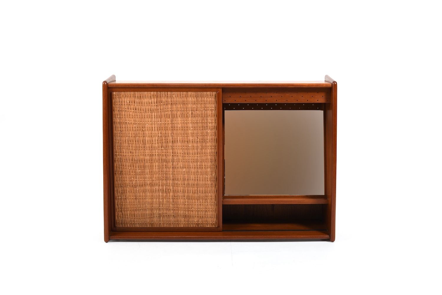Wall Mirror & Shelving Unit