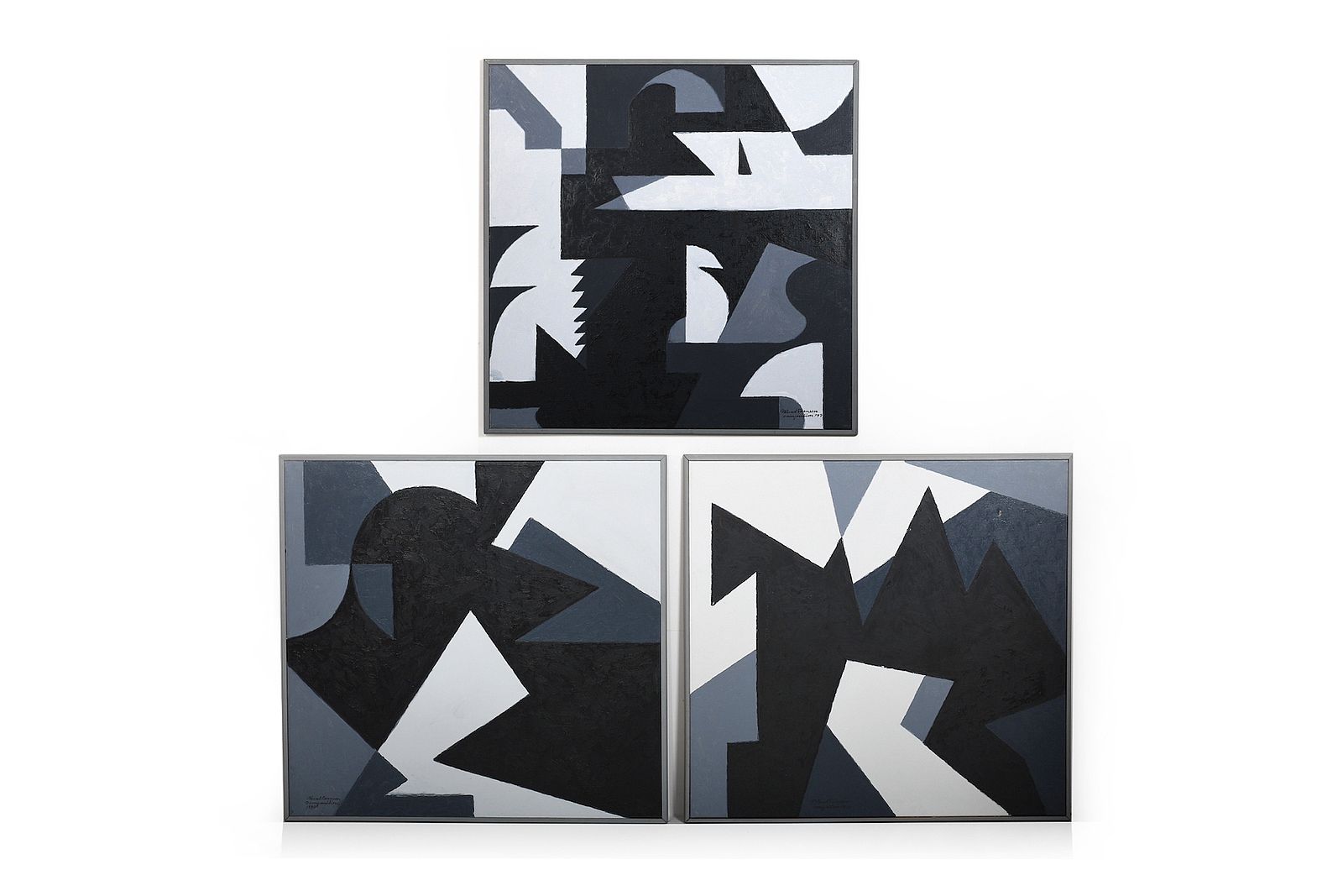 Composition of 3 Paintings