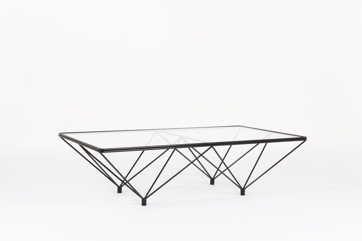 Alanda rectangular coffee table by Paolo Piva