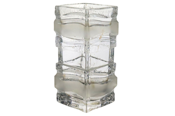 Torget Glass Block Vase