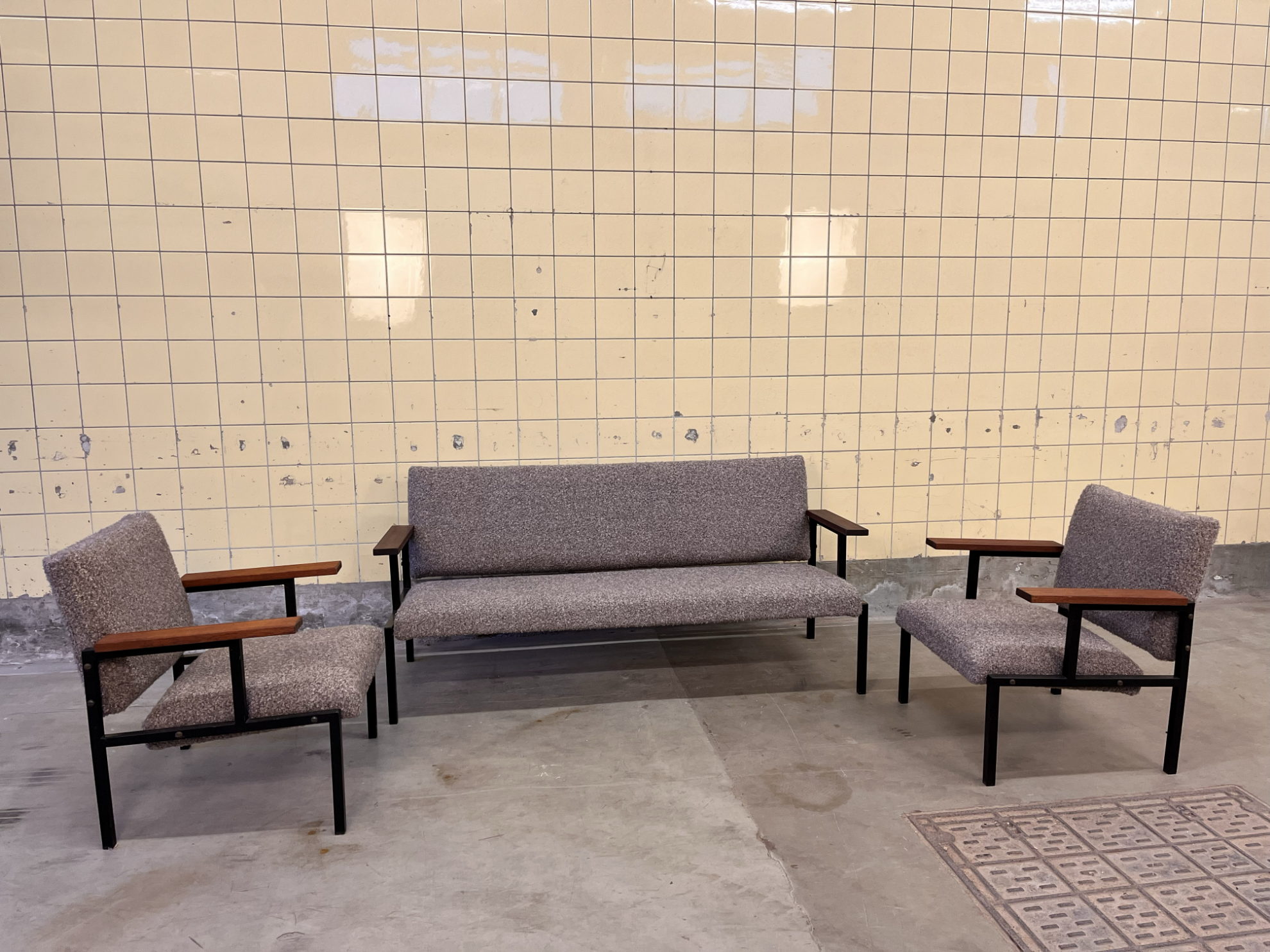 Set of Three Belgian Sofas