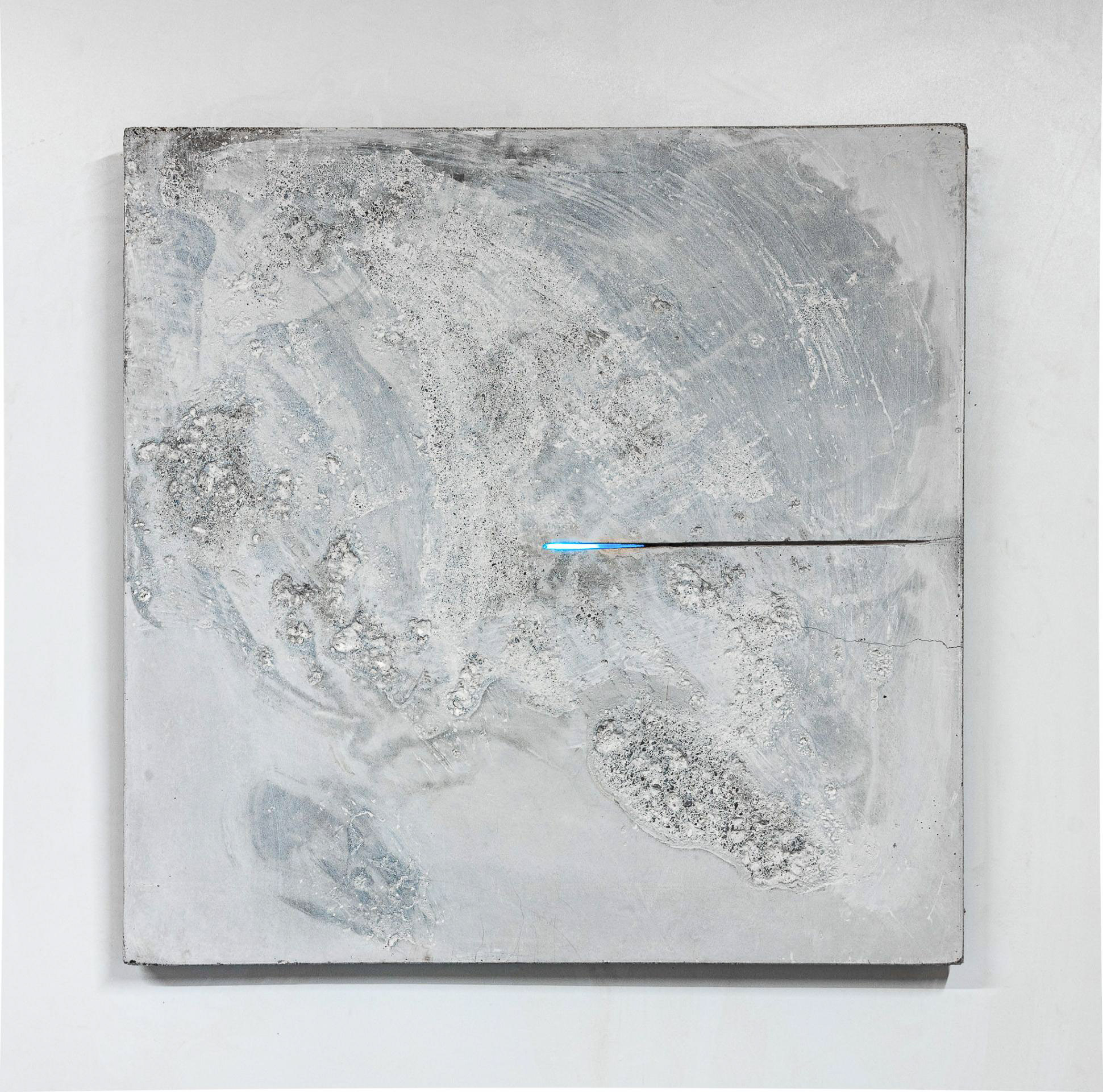 Alain Buscarlet Concrete Relief Sculpture #9