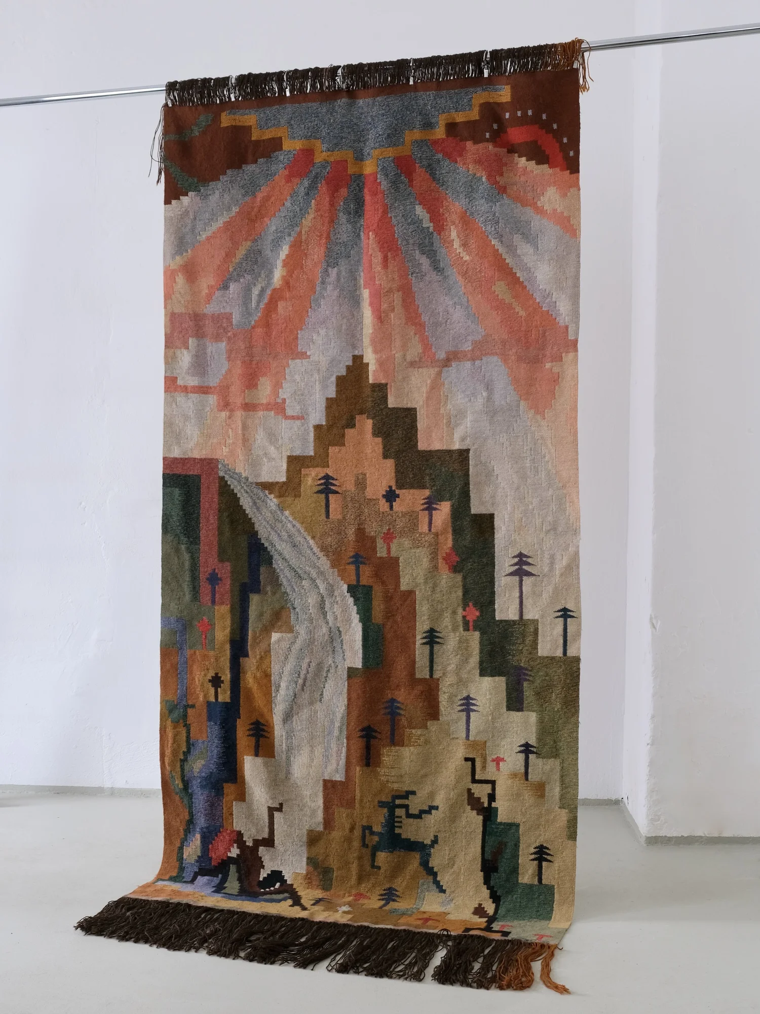 Carl Edvin Svensson Wool Wall Tapestry