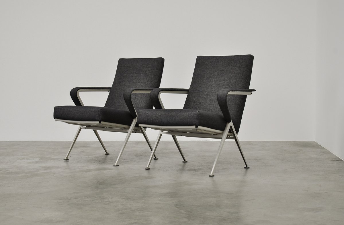 Friso Kramer Repose Chairs Pair