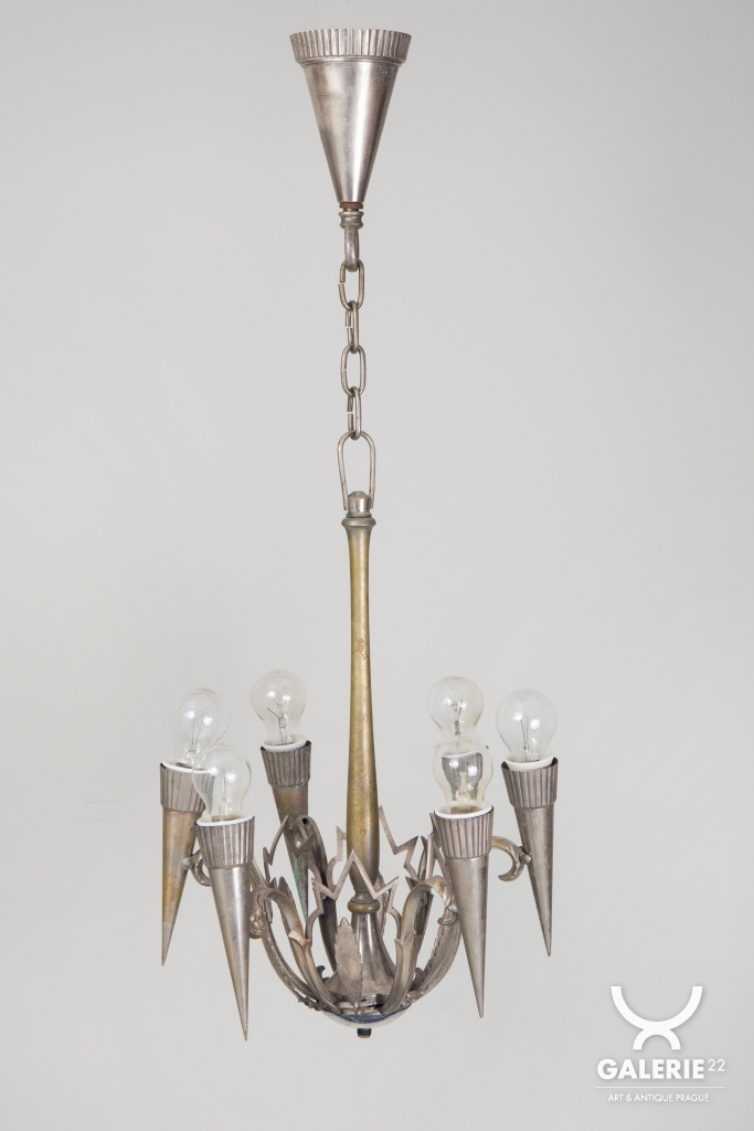 Art Deco Chandelier by Franta Anýž