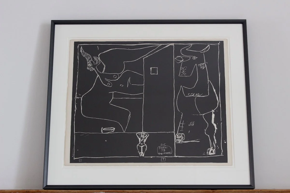 Le Corbusier Lithograph 'La licorne passa...' 1957