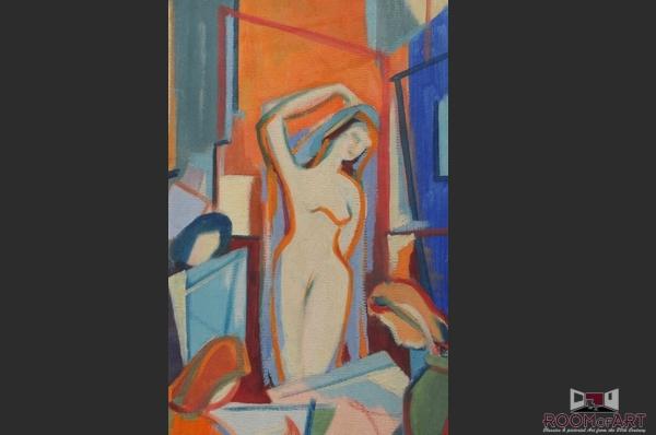 Cubist Painting / Female Nude