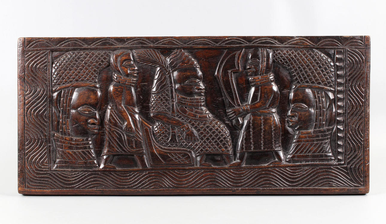 Carved Wooden Relief