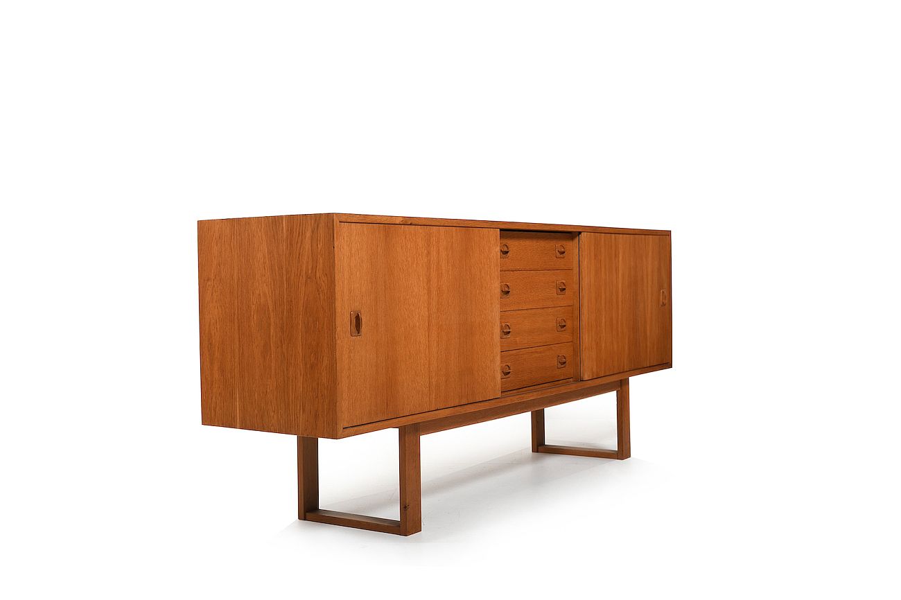 Danish Sled Legs Sideboard in Oak