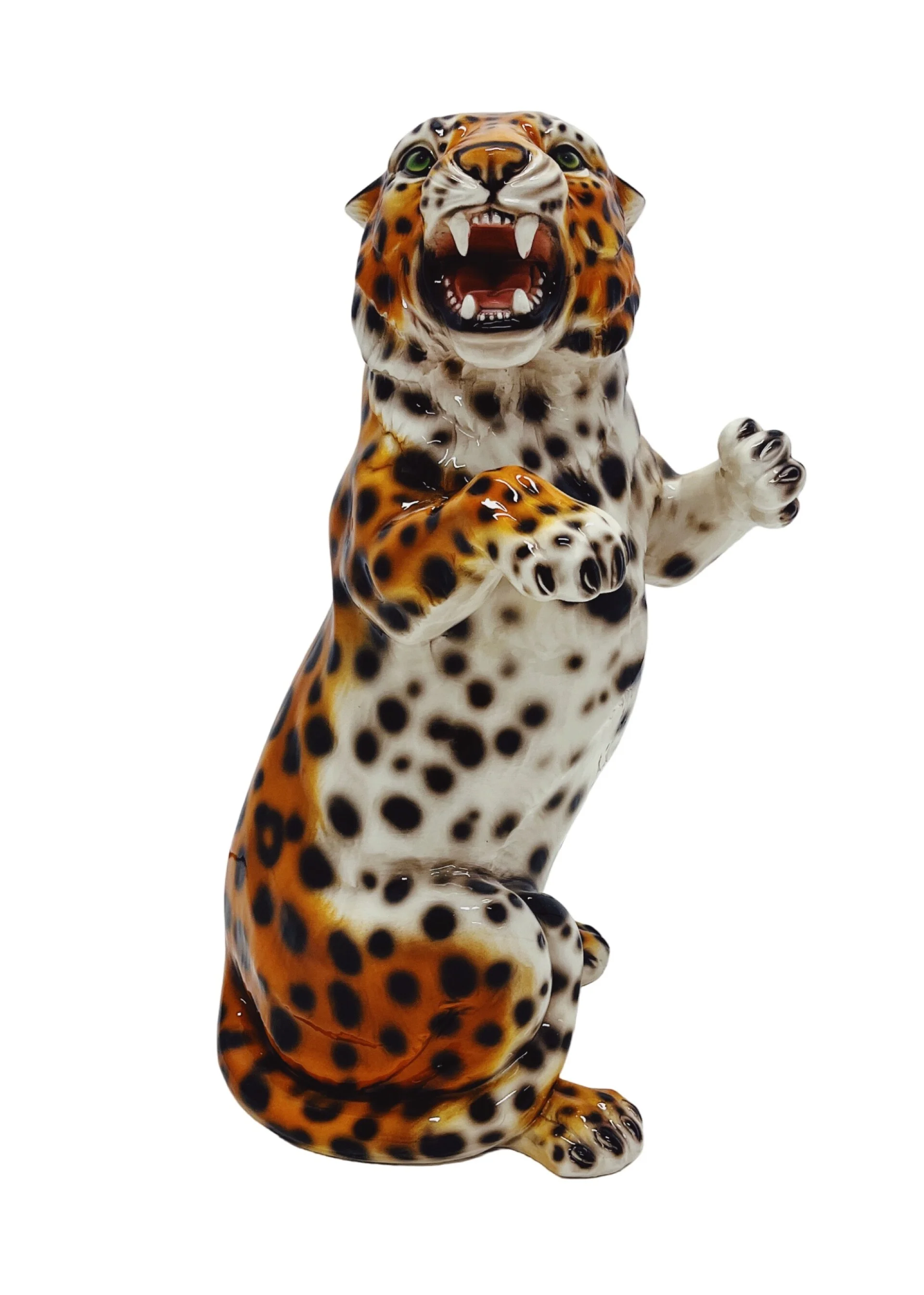 Leopard Ceramic Sculpture