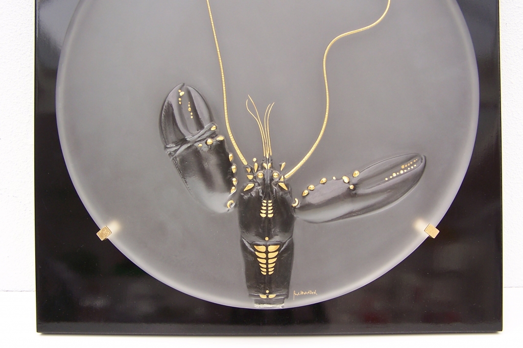 Hummer (Lobster) Glass Object by Wunderlich