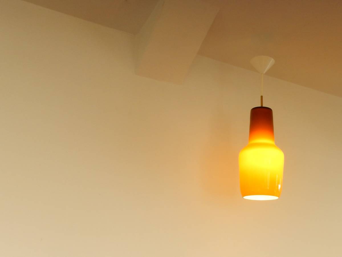 Large Murano glass pendant lamp