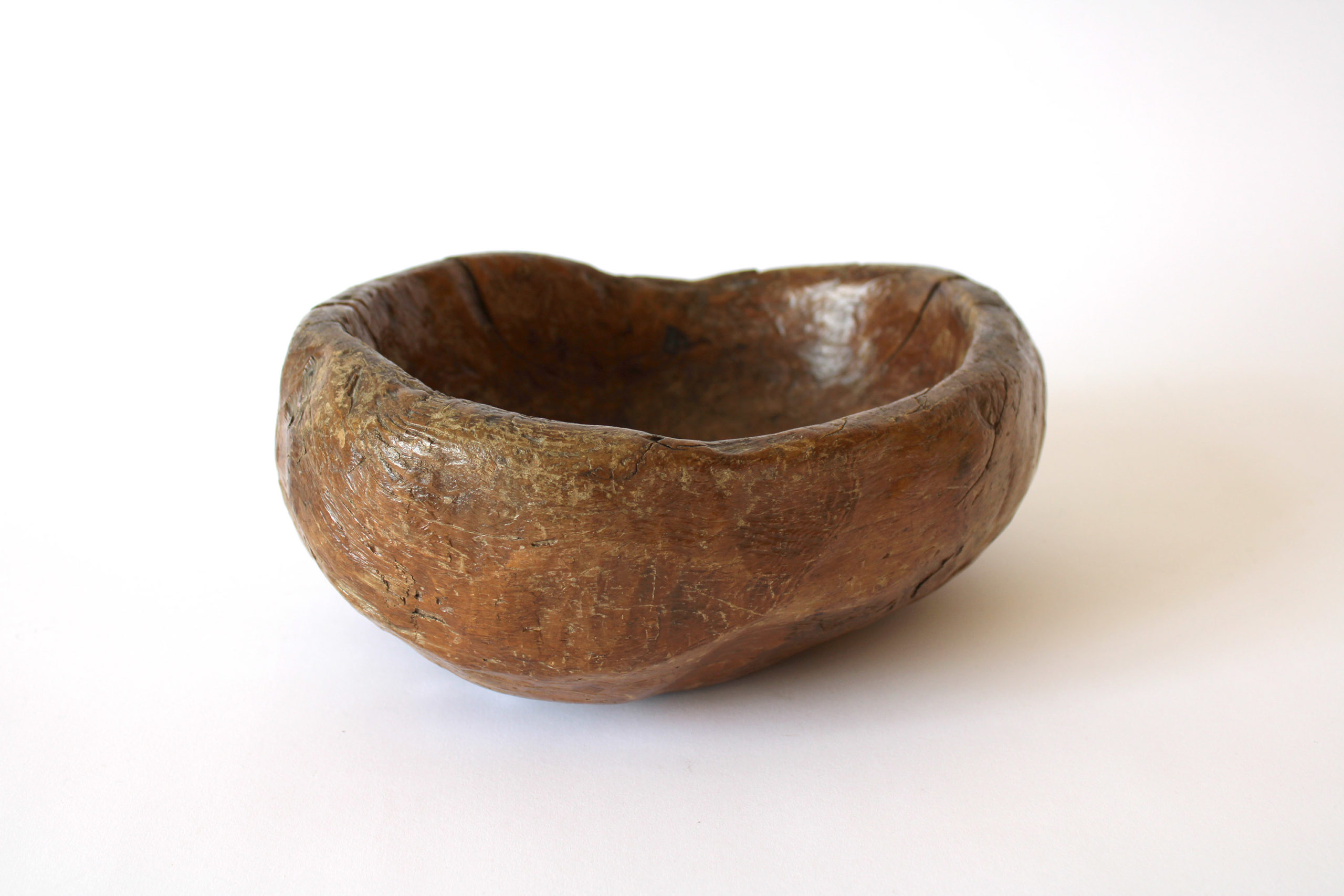 Carved Wooden Bowl, Switzerland 1940s