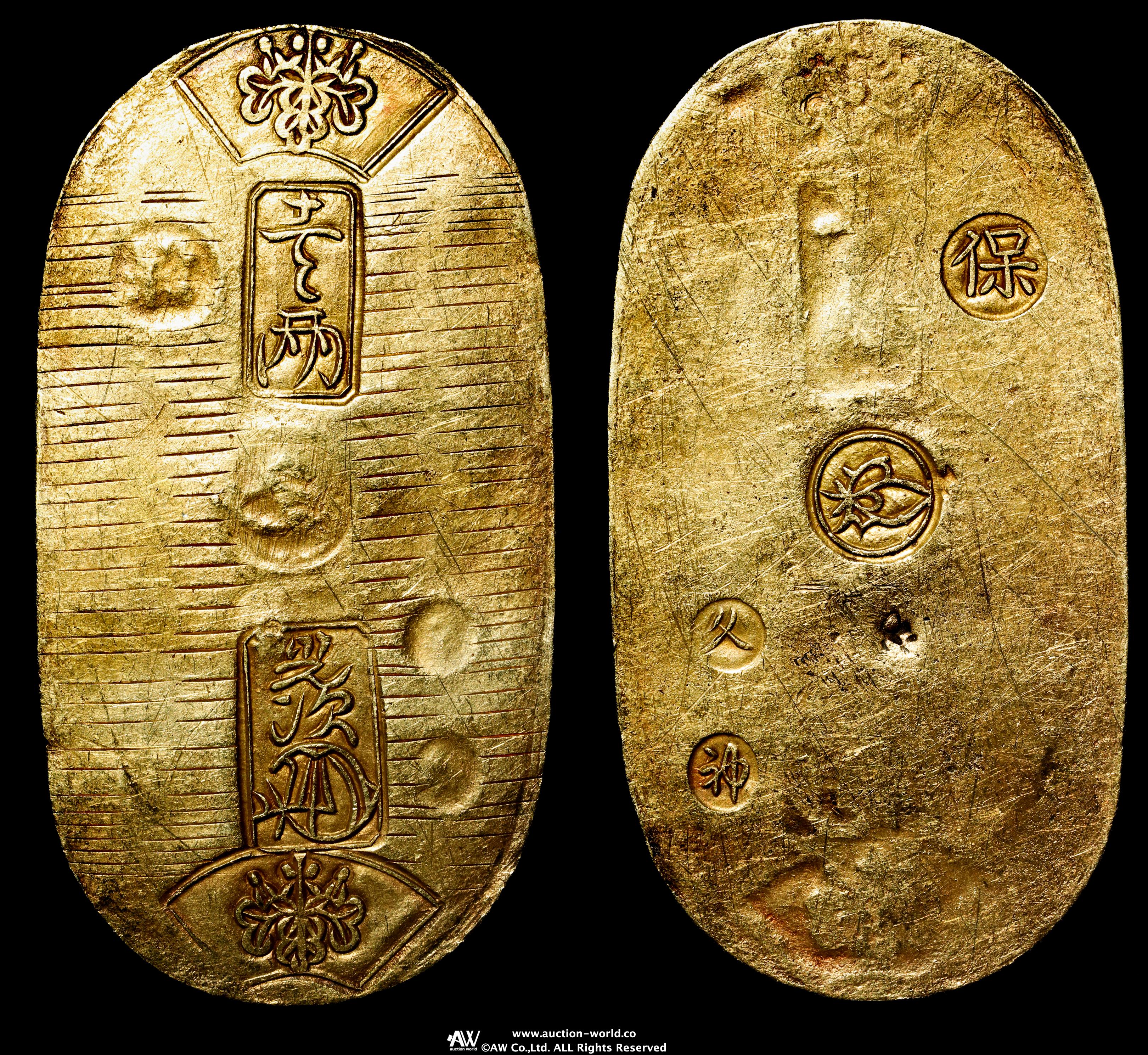 Tenpo Koban Kin Gold Coin