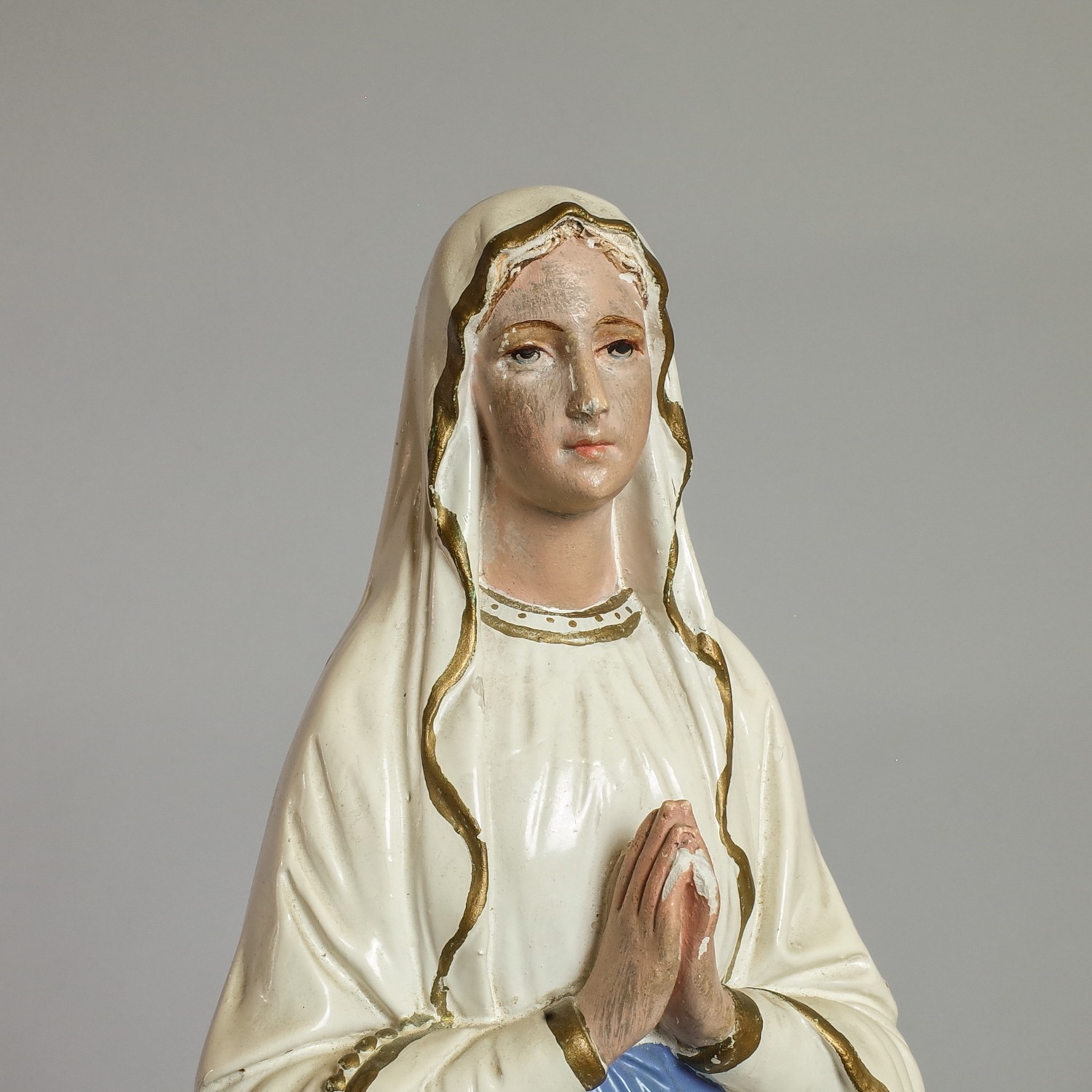 Chalkware Virgin Mary Statue