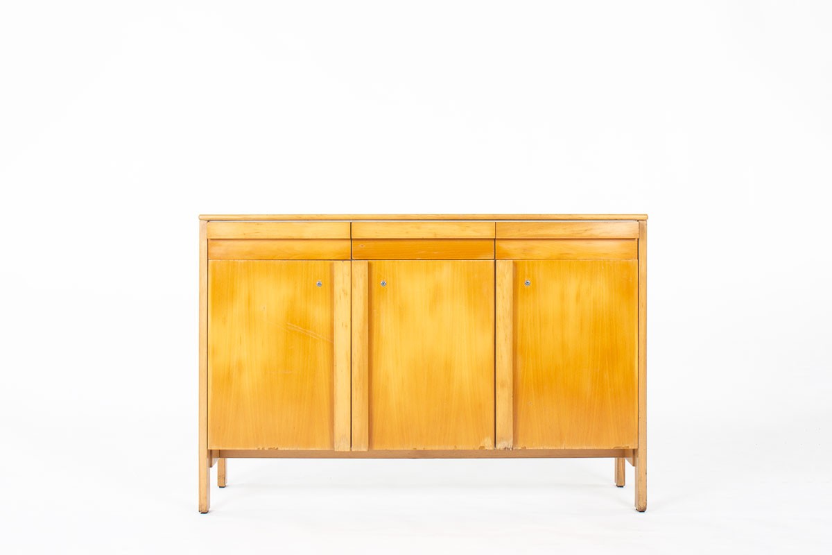 Andre Sornay storage unit in beech