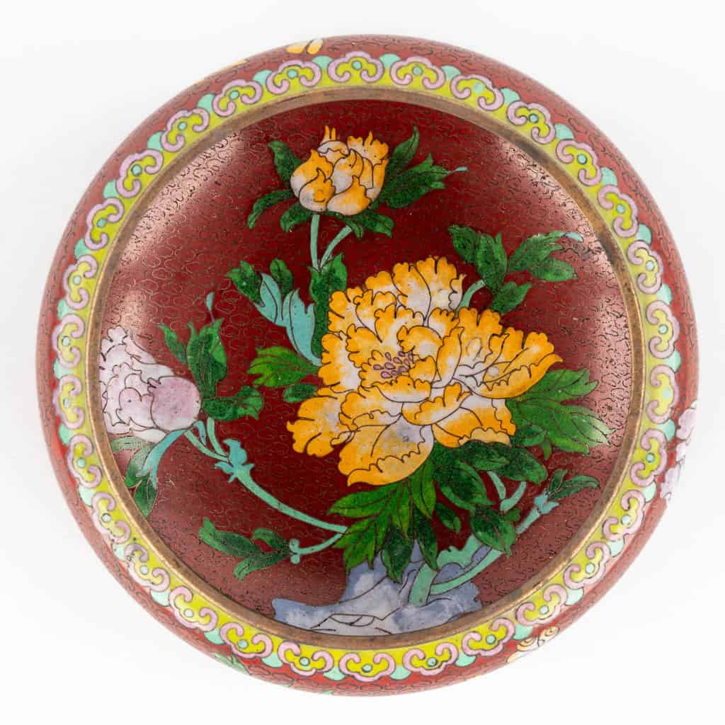 Oriental Cloisonné Bronze Bowl