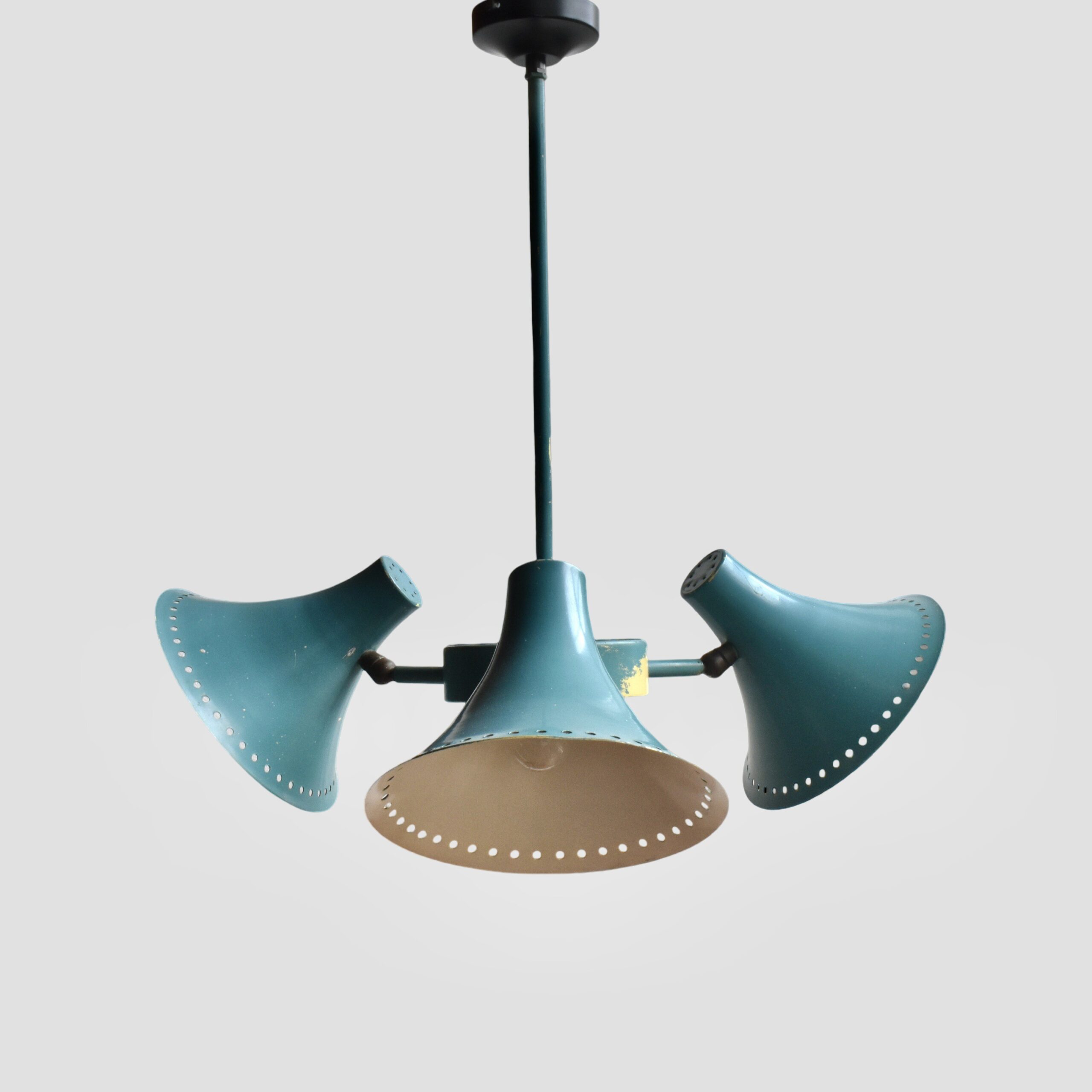 1930s Factory Ceiling Lamp