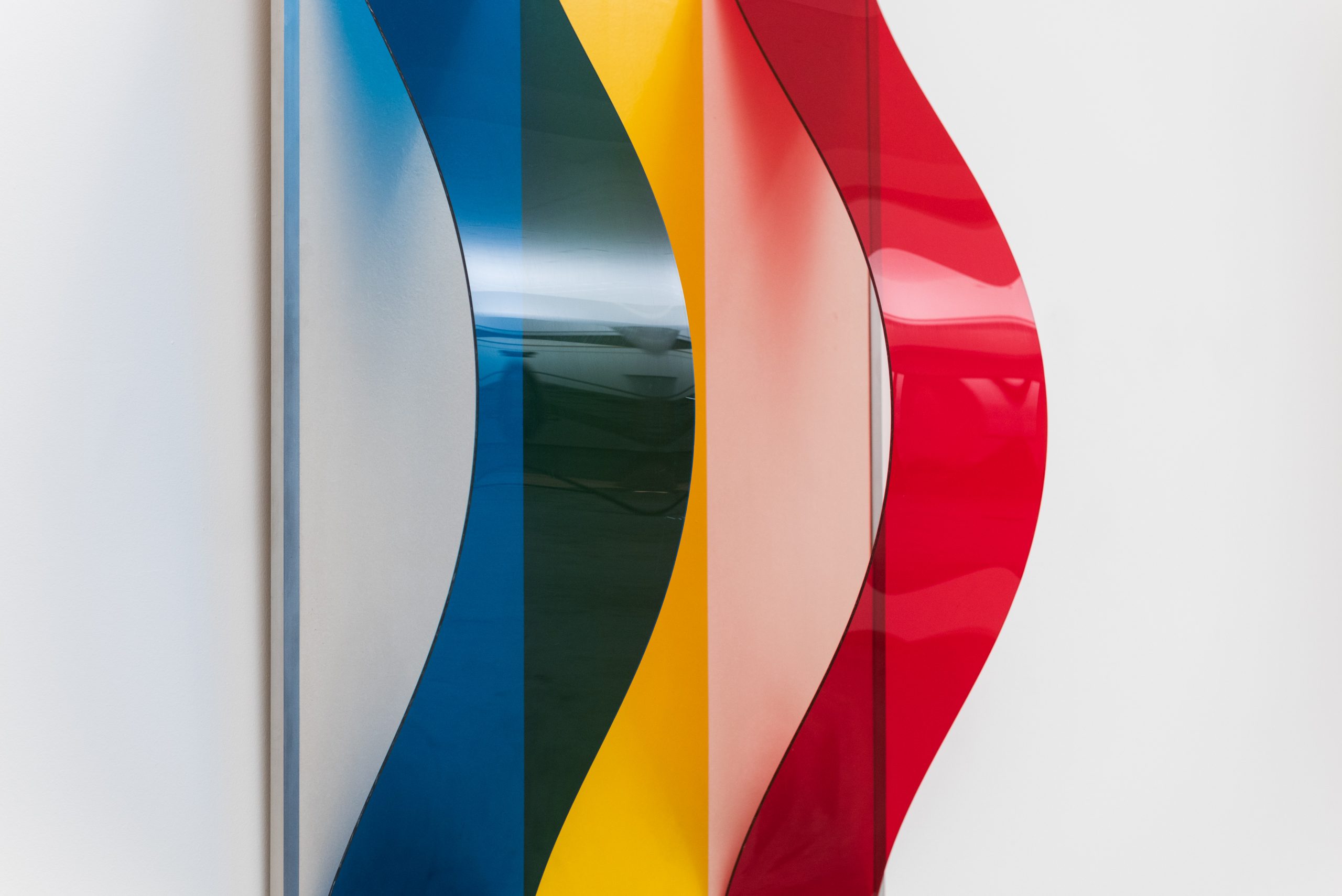 Spatial Relief Wall Sculpture by Bob Bonies