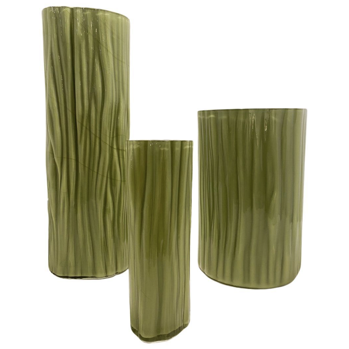 Carlo Nason Murano Glass Flower Vases