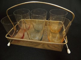 Cognac glasses with stand