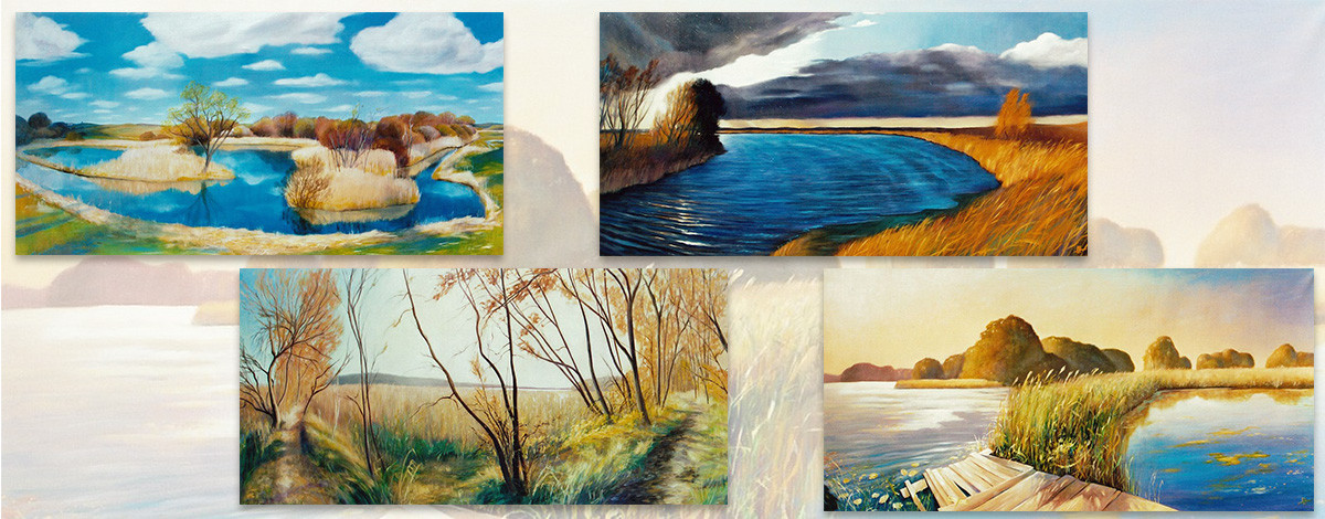 Havelland Four-Part Oil Painting Series