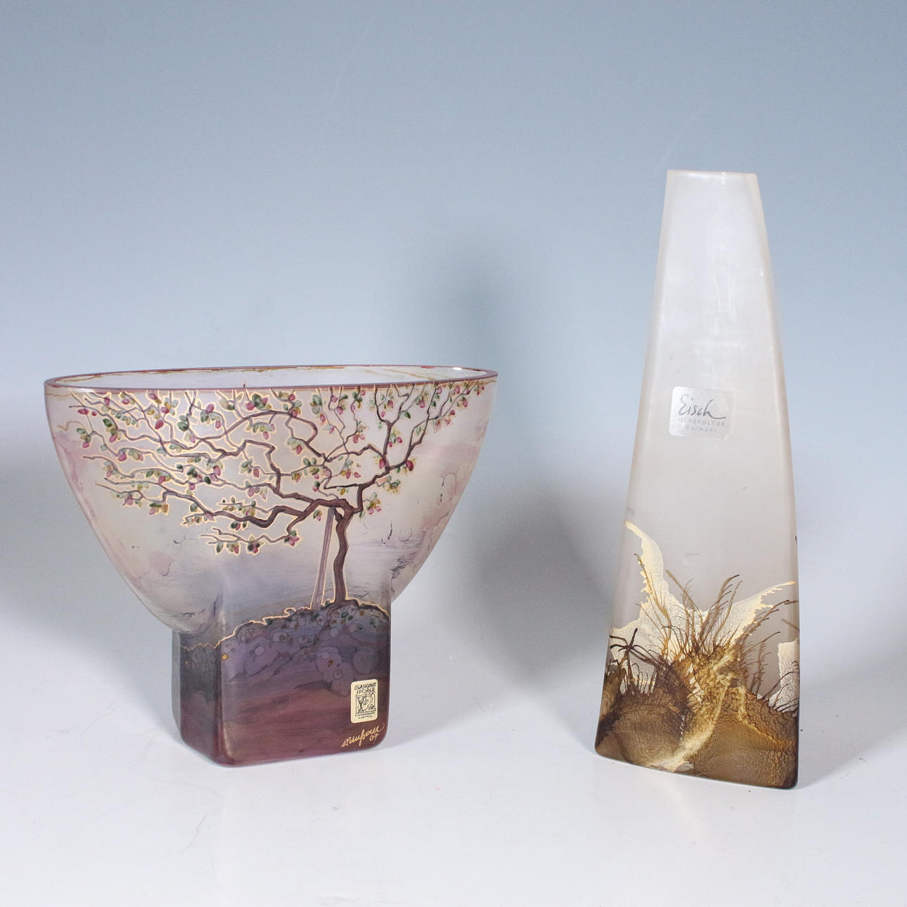 Two Glass Vases