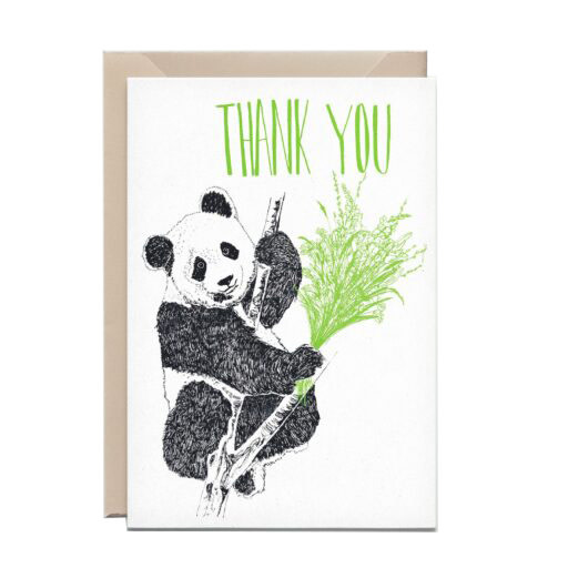 Kathings Panda Thank You Card