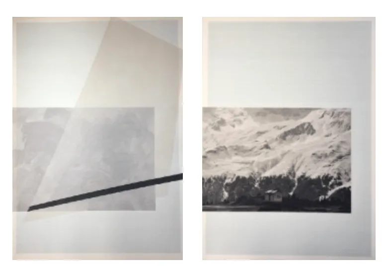 L’océan alpin (diptych)