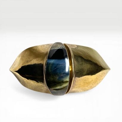 GOUDJI Vermeil Bracelet with Hawk's Eye