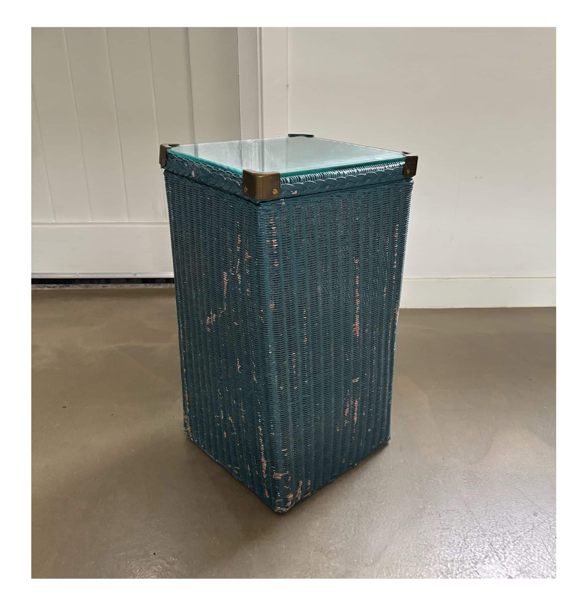 Lloyd Loom Side Table Laundry Box